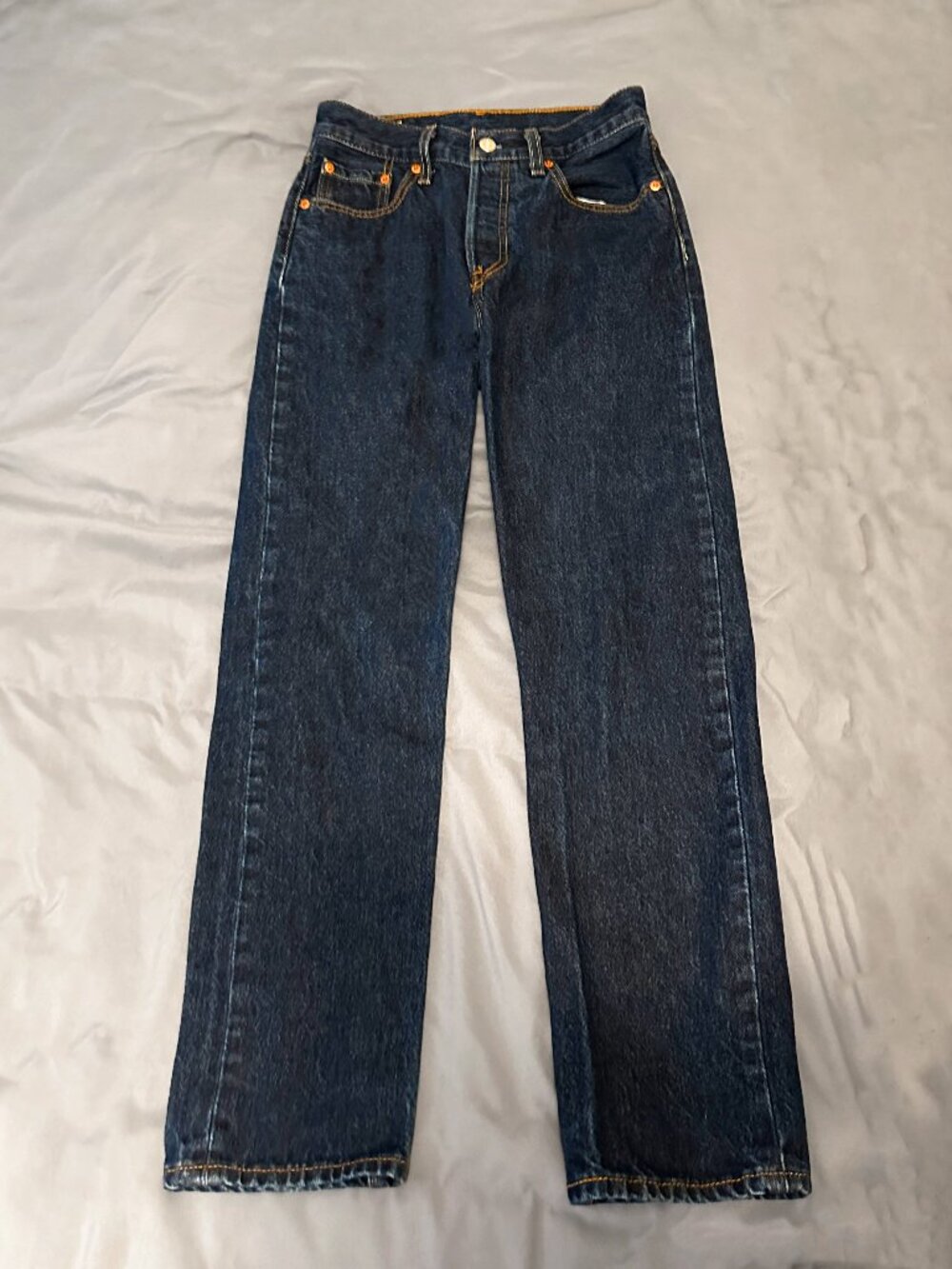 Levi's Dark Blue Straight Leg Jeans